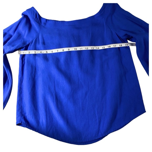 Anthropologie Tops - FLOREAT Linen Blend Peasant Top with Balloon Sleeves Size 6 - Picture 7 of 16